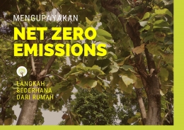 Mengupayakan Net Zero Emissions dengan langkah dari rumah (dok.windhu) 