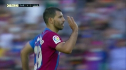 Gol Perdana Aguero di El Clasico/Foto: football espana