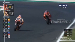 Pilihan ban kedua pembalap. Sumber: via Motogp/Transmedia/Trans7