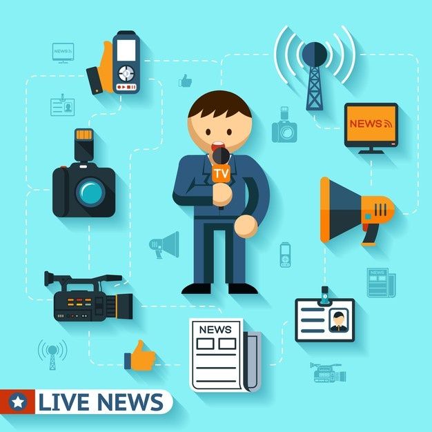 Sumber : https://www.freepik.com/free-vector/news-mass-media-vector-concept-journalist-journalism-flat-icons_10601912.htm