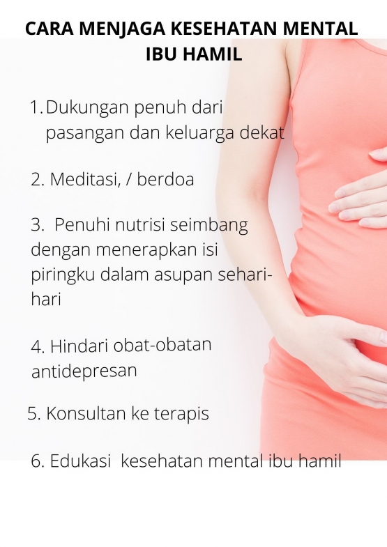 cara menjaga kesehatan mental ibu hamil
