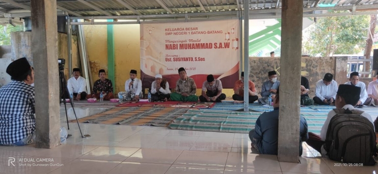 Suasana Peringatan Maulid Nabi saw/dokpri