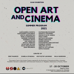 Poster Raw Exhibition Open Art and Cinema/Instagram Orbital Dago