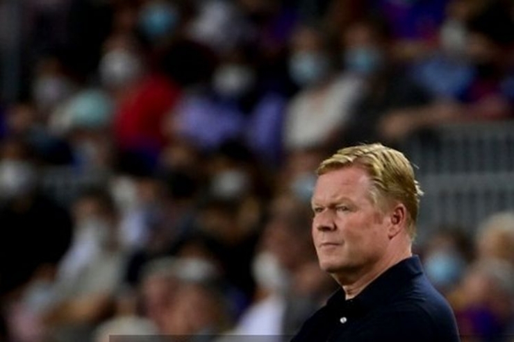 Ronald Koeman, pelatih Barcelona. Sumber: Lluis Gene via Kompas.com