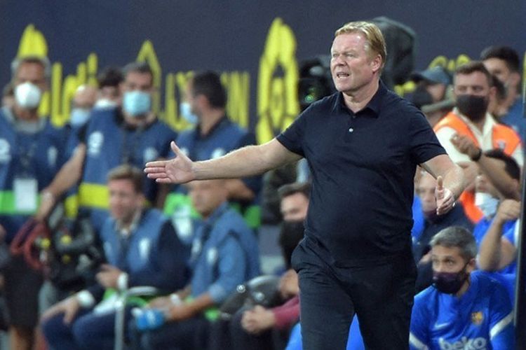 Ronald Koeman, pelatih Barcelona. Foto: AFP/Cristina Quicler via Kompas.com