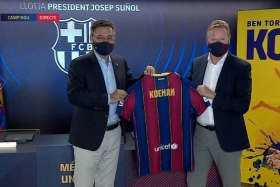 Koeman didatangkan Barcelona. Sumber: Kompas.com