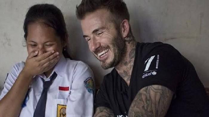 Foto ilustrasi saat Beckham berkunjung ke Indonesia sebagai duta UNICEF| (dok. tribunnews.com)