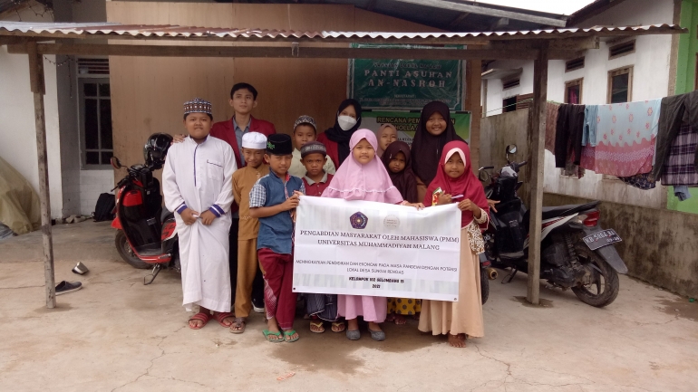 foto bersama Anak Panti Asuhan AN-Nashr/dokpri