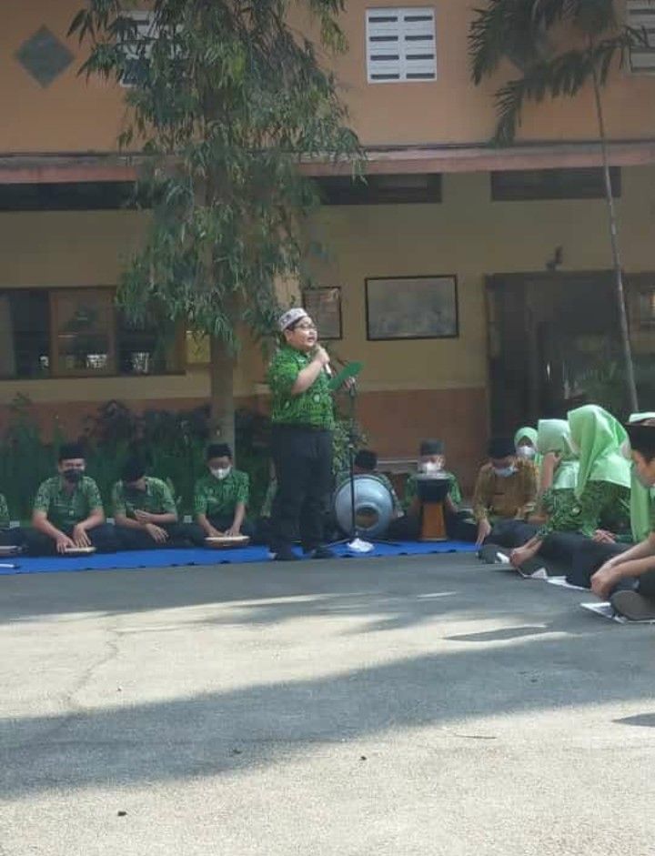 Tausiyah oleh siswa, dokumentasi pribadi