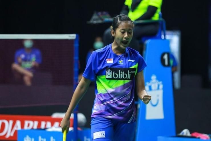 Putri Kusuma Wardani, berhasil menjadi juara pada ajang Czech Open 2021. (Foto: Badminton Indonesia via Kompas.com)