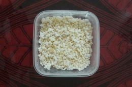 Nasi kering goreng sebagai sereal siap santap (Dokpri)