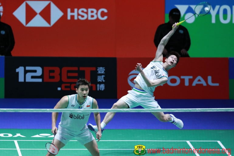 (Marcus Fernaldi Gideon-Kevin Sanjaya Sukamulyo/Unggulan pertama Dok: badmintonindonesia.org)