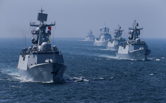 Kapal perang ukuran kecil Tiongkok yang jumlahnya melebihi kapal perang Amerika: Photo:  newsweek.com 