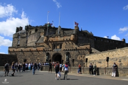Kastil Edinburgh yang sangat bersejarah. Sumber: dokumentasi pribadi