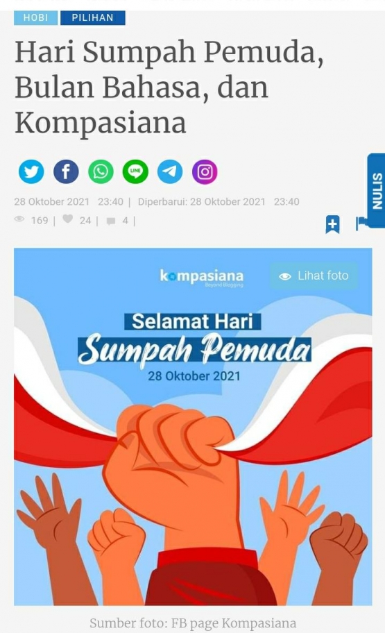 Dokpri tangkap layar artikel Ari Budiyanti