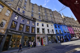 Victoria Street- Kota Tua Edinburgh. Sumber: dokumentasi pribadi