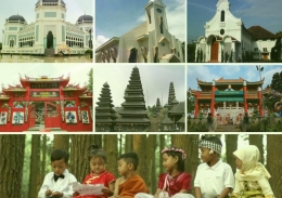 Ilustrasi agama di Indonesia | sumber : bengkuluinteraktif.com