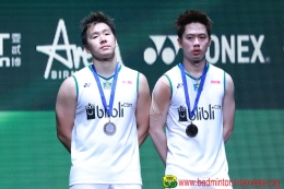 (Marcus-Kevin/Runner up French Open 2021 Dok: badmintonindonesia.org)