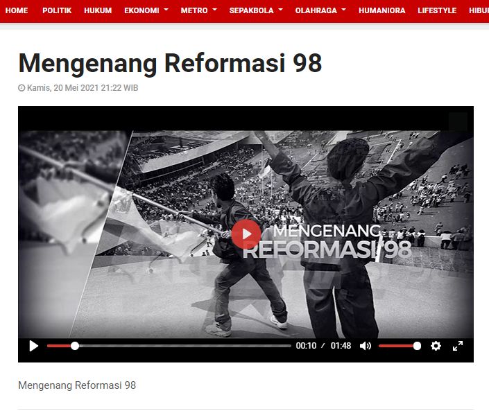 Sumber: Screen shoot laman ANTARANews.com