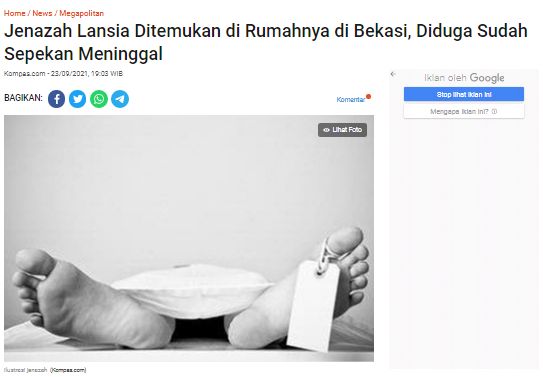 Jangan sampai hal ini tejadi lagi. Sumber Kompas