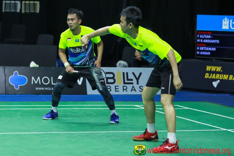 (Mohammad Ahsan-Hendra Setiawan /Unggulan dua Dok: badmintonindonesia.org)