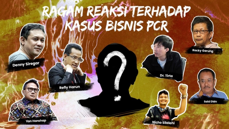 Para tokoh masyarakat yang kritik bisnis tes PCR. Sumber Grafis: Indonesiana.id/Yadi Septi