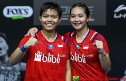 Siti/Ribka lolos ke semifinal Hylo Open 2021 usai jegal wakil Thailand unggulan 5 (Dok. badmintonindonesia.org