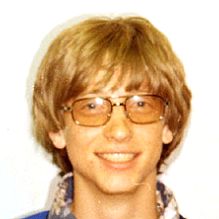 Foto Bill Gates masih muda (sumber: Wikimedia commons)