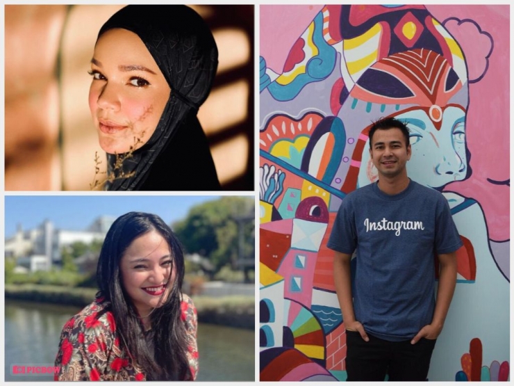 Dewi sandra, Marshanda, Rafi Ahmad (instagram.com)