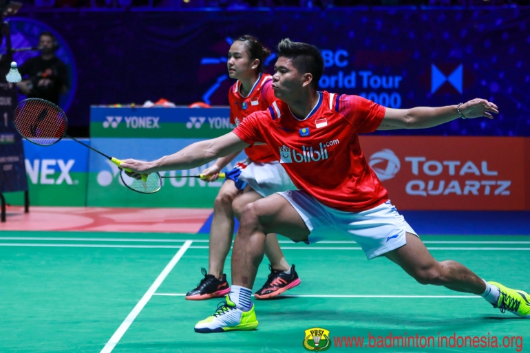  (Praveen Jordan-Melati Daeva Oktavianti/Unggulan dua Dok: badmintonindonesia.org)