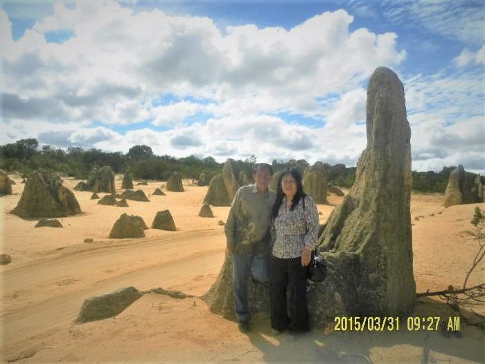 batubatuan di Pinnacles dok pribadi