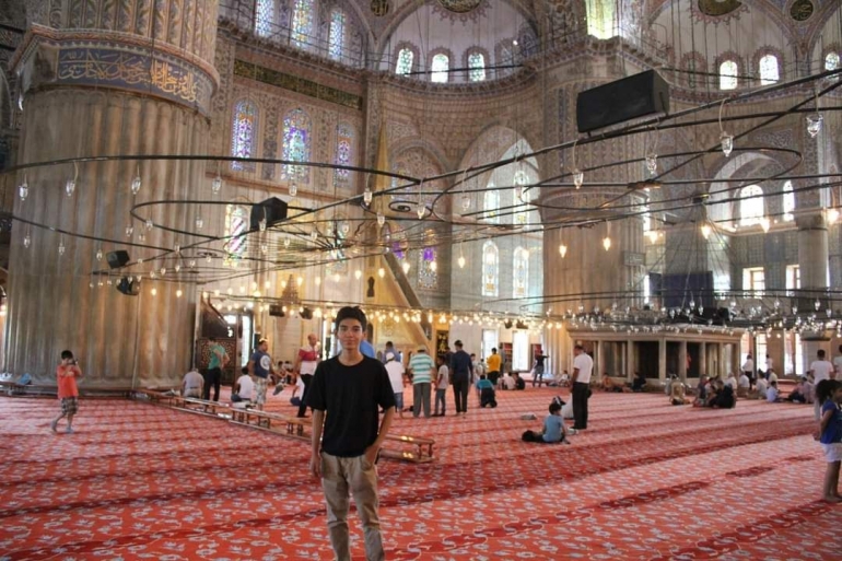 Suasana dalam masjid (dok asita)