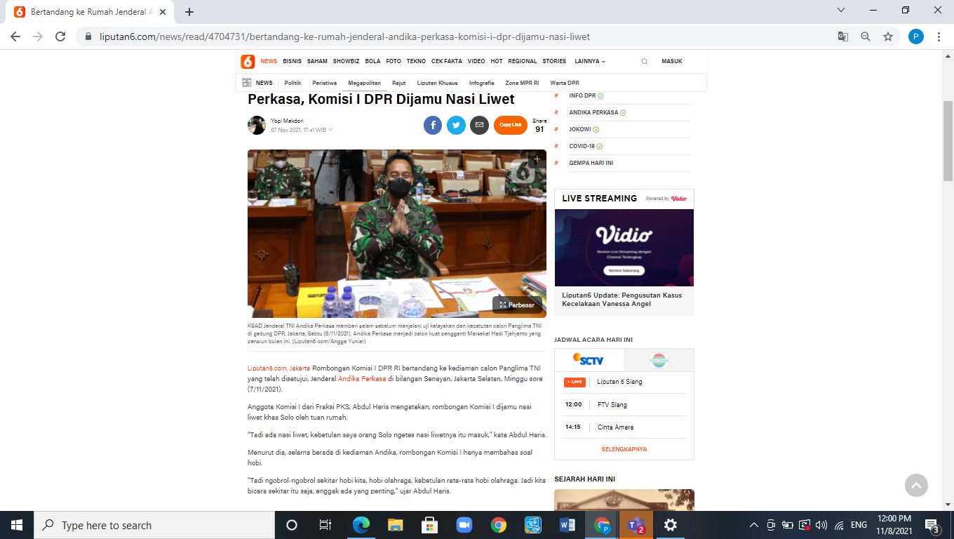 Penerapan Prinsip BASIC Pada Media Liputan6.com Halaman 1 - Kompasiana.com