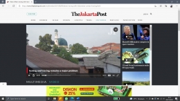 Gambar 10. Video Beriata The Jakarta Post. Sumber: tangkapan layar