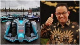 Anies Baswedan dan Formula E (Sumber: tribunnews.com)