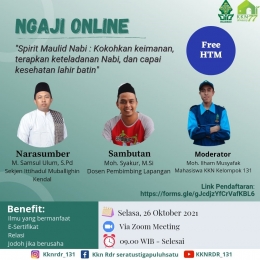 pamflet ngaji online