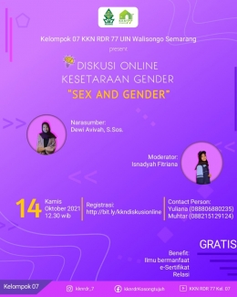 Diskusi Online KKN RDR UIN Walisongo Semarang