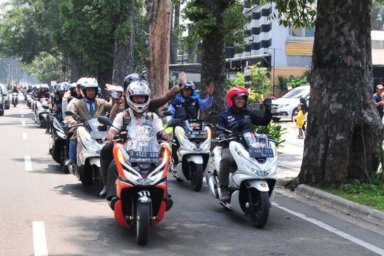 Touring PCX. Foto: Dokumentasi Kompas.com