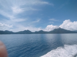 Deretan pulau di Pulau Tahulandang, Kep. Sangihe. Sumber : dokumen pribadi