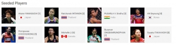 Unggulan Tunggal Putri, Source : bwfbadminton.com