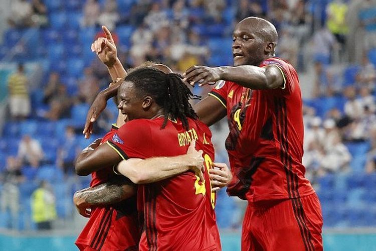 Timnas Belgia menjadi salah satu timnas yang sudah pasti lolos ke Piala Dunia 2022 di Qatar. Foto: AFP/Anatoly Malsev via Kompas.com