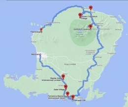 Jalur Keliling Lombok (dok: pribadi)