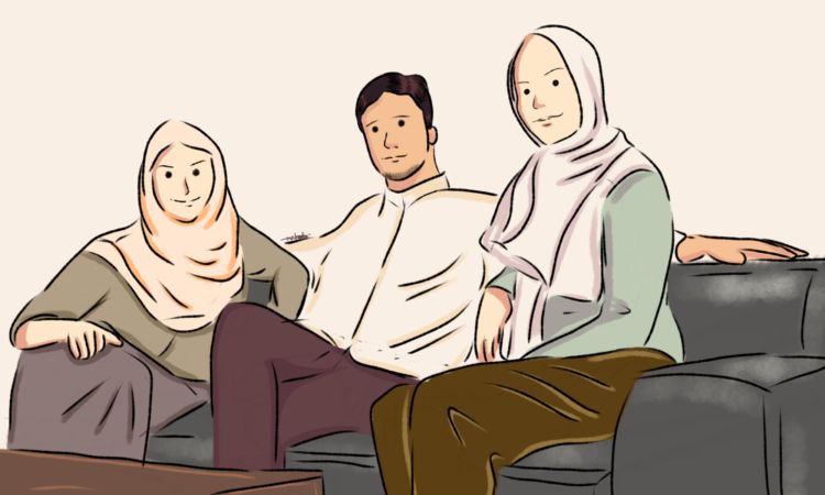 Ilustrasi mentor poligami. | Rahma.id