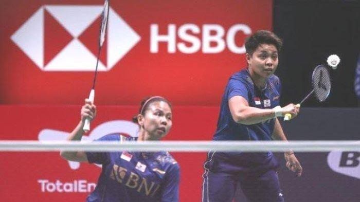 Greysia-Apriyani gagal pertahankan gelar juara Indonesia Masters/foto: Tribunnews.com