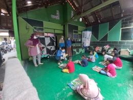 Pembukaan Kegiatan PmKM Universitas Pamulang Bersama Anak-anak Jl. Kapuk Klender