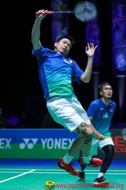 (Mohammad Ahsan-Hendra Setiawan/Unggulan dua Dok: badmintonindonesia.org)