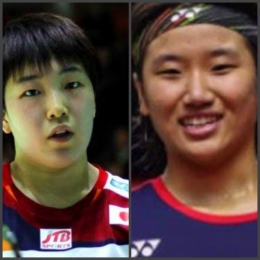 Akane Yamaguchi versus An Se-young/ kolase foto BWF Badminton
