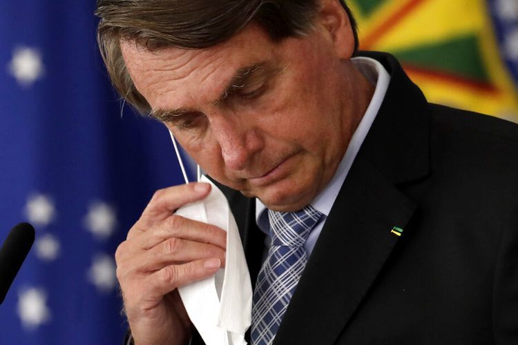 Presiden Brasil Jair Bolsonaro | Foto diambil dari AP Photo/Eraldo Peres via Kompas.com