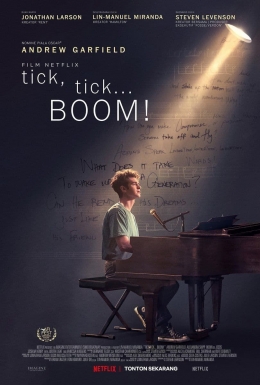 Poster film Tick, Tick...Boom (Sumber:  Netflix)
