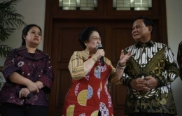 Pertemuan Prabowo, Puan dan Megawati Soekarno Putri | ilustrasi : kompas.com